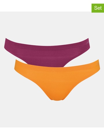 Sloggi Figi (2 pary) w kolorze fioletowym i pomarańczowym
