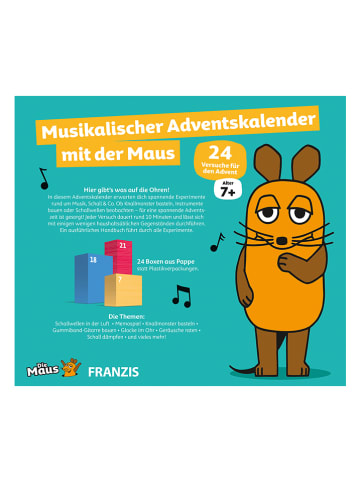 FRANZIS Adventskalender "Musikalischer Adventskalender mit der Maus" - ab 7 Jahren