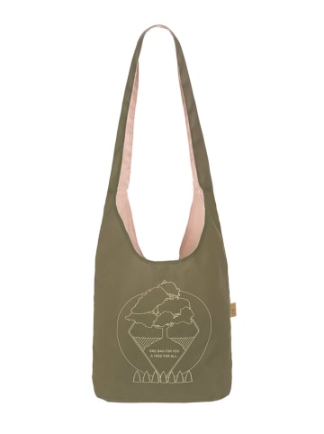 Lässig Shopper in Khaki - (L)44 x (B)15 x (H)96 cm