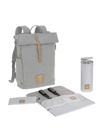 Lässig Wickelrucksack in Grau - (L)30 x (B)14,5 x (H)46 cm