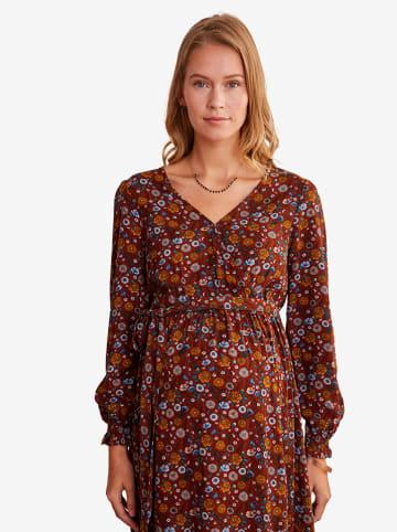 vertbaudet Kleid in Bordeaux