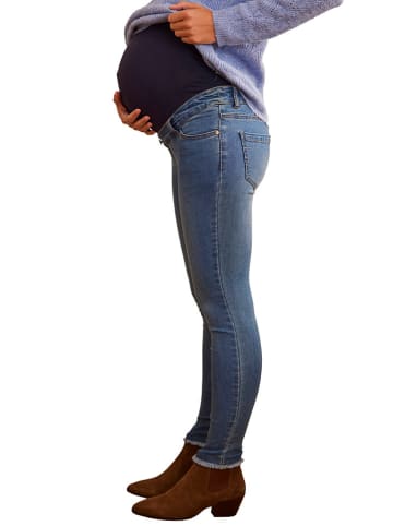 vertbaudet Dżinsy ciążowe - Slim fit - w kolorze niebieskim