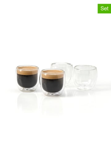 Sauter 4-delige set: isoleerglazen - (H)11,5 x Ø 18 cm