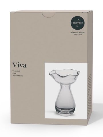 Sagaform Vase ''Viva'' - (H)14 x Ø 10 cm