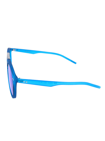Polaroid Męskie okulary przeciwsłoneczne w kolorze niebieskim
