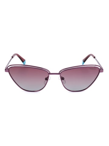 Polaroid Damskie okulary przeciwsłoneczne w kolorze fioletowym