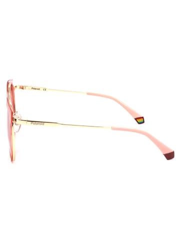 Polaroid Damen-Sonnenbrille in Roségold/ Rosa