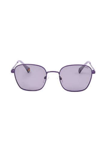 Polaroid Okulary przeciwsłoneczne unisex w kolorze lawendowym