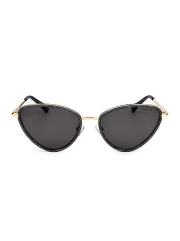 Polaroid Damskie okulary przeciwsłoneczne w kolorze złoto-szarym