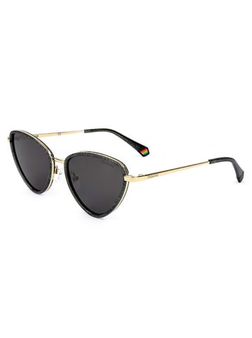 Polaroid Damen-Sonnenbrille in Grau/ Gold