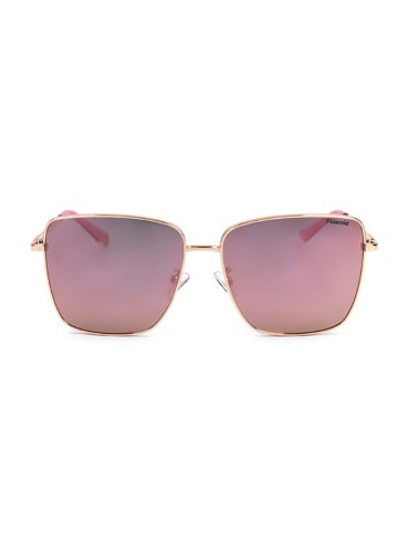 Polaroid Damskie okulary przeciwsłoneczne w kolorze różowozłoto-jasnoróżowym