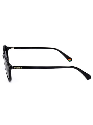 Polaroid Unisex-Sonnenbrille in Schwarz-Grau/ Grau