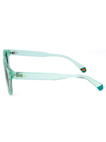 Polaroid Unisex-Sonnenbrille in Mint/ Schwarz