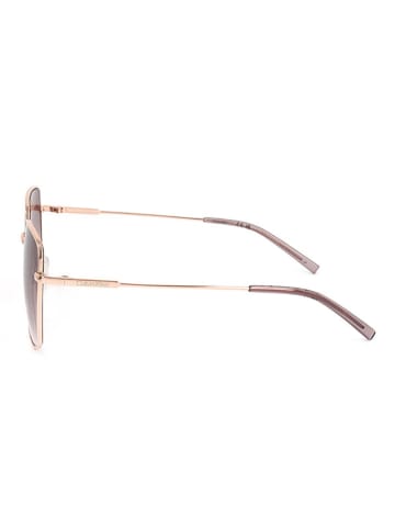 Calvin Klein Damen-Sonnenbrille in Rosegold/ Braun