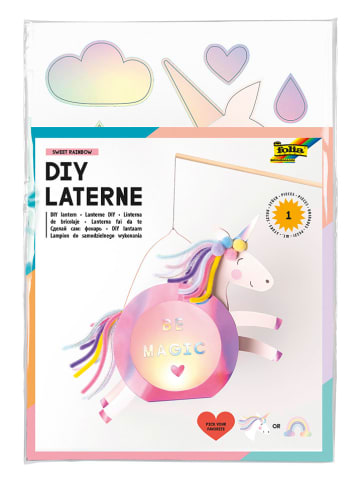 folia PAPER Lampion "Sweet Rainbow" ze wzorem