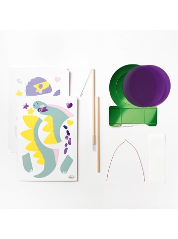 folia PAPER Lantaarn-knutselset "Super Dinos" meerkleurig