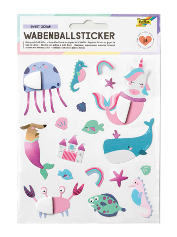 folia PAPER Stickers "Sweet Ocean" meerkleurig