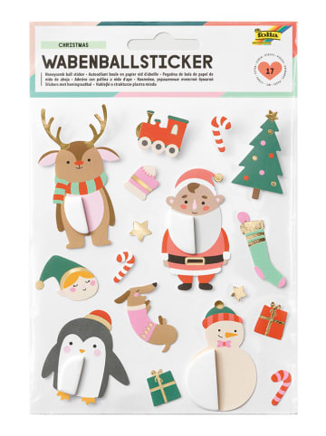folia PAPER Stickers "Christmas" meerkleurig