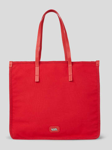 Karl Lagerfeld Shopper bag w kolorze czerwonym - 36 x 40 x 16 cm