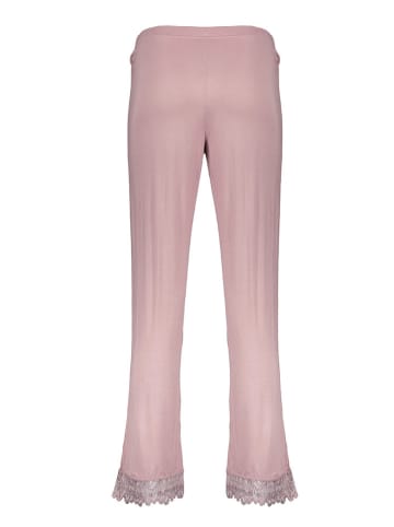 LASCANA Spodnie piżamowe w kolorze jasnoróżowym