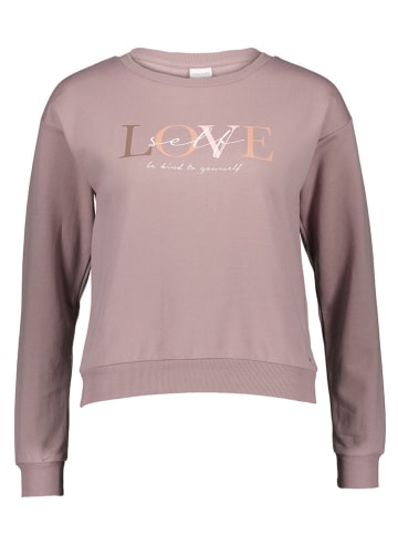 LASCANA Sweatshirt in Mauve