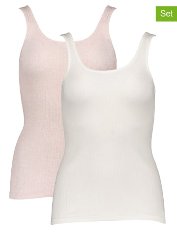 LASCANA 2er-Set: Hemdchen in Rosé/ Creme