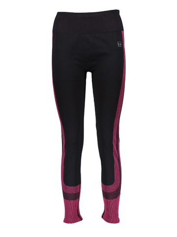 LASCANA Functionele legging zwart/roze