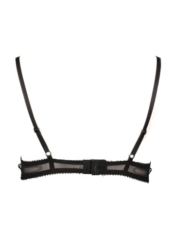 JETTE Push-up-BH in Schwarz/ Rot