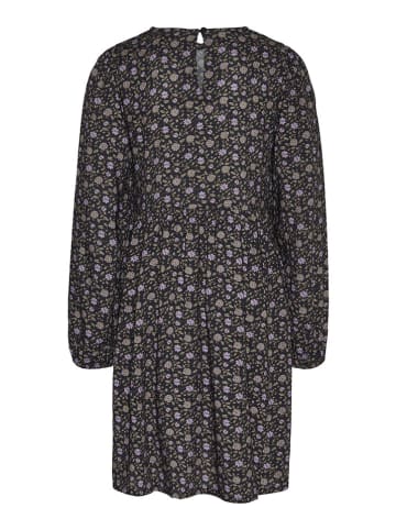 Vero Moda Girl Sukienka "Paisley" w kolorze czarno-fioletowym