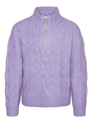 Vero Moda Girl Sweter "Philine" w kolorze fioletowym