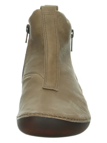 Think! Leder-Boots in Beige