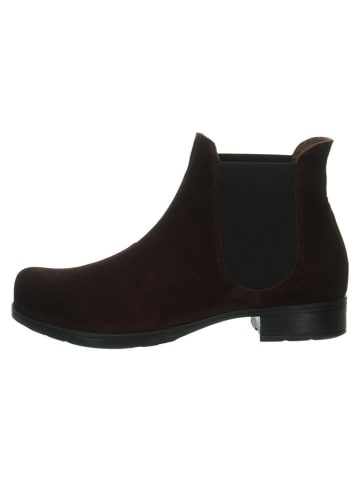 Think! Leder-Chelsea-Boots in Braun