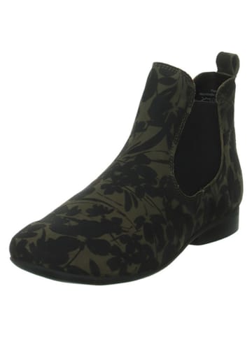 Think! Leder-Chelsea-Boots "Guad 2" in Khaki