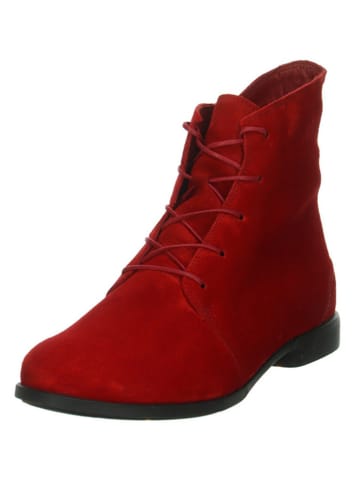 Think! Leder-Boots in Rot