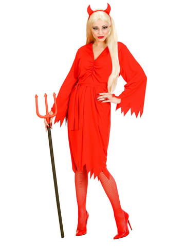 Widmann 3tlg. Kostüm "TEUFELIN" in Rot