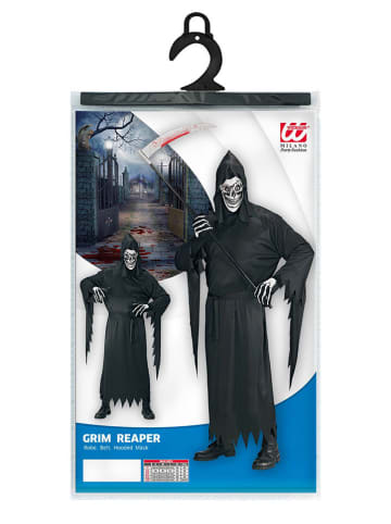 Carnival Party 3-częściowy kostium "Grim reaper" w kolorze czarnym