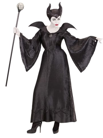 Widmann 2-delig kostuum "MALEFIZIA" zwart