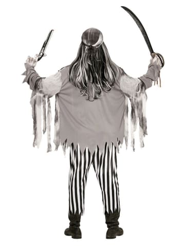 Carnival Party 5-delig kostuum "SPOOKSCHIPPIRAAT" zwart/wit