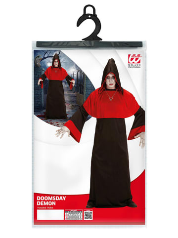 Widmann Peleryna kostiumowa "DOOMSDAY DEMON" w kolorze czarno-czerwonym