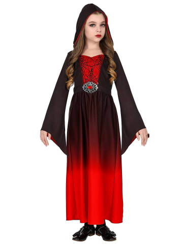 Widmann Sukienka kostiumowa "GOTHIC GIRL" w kolorze srebrno-czarnym