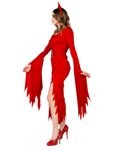 Widmann 3-delig kostuum "DUIVEL" rood