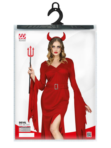Widmann 3tlg. Kostüm "TEUFEL" in Rot