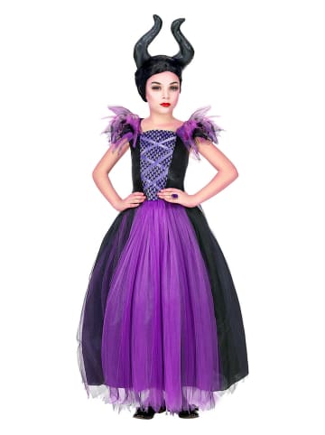 Carnival Party 2-częściowy kostium "Malefizia" w kolorze fioletowo-czarnym