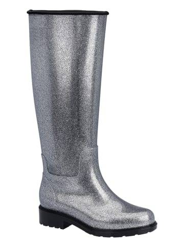 Melissa Gummistiefel in Silber