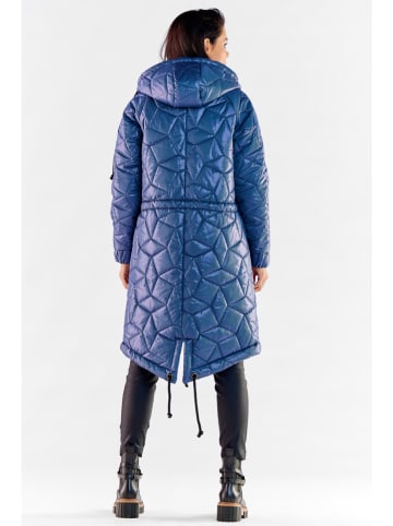 Awama Steppmantel in Blau