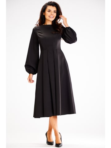 Awama Kleid in Schwarz