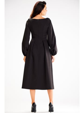 Awama Kleid in Schwarz