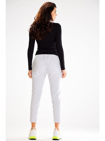 Awama Broek lichtgrijs
