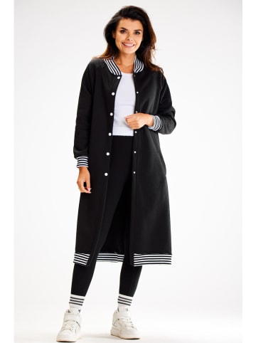 Awama Sweatmantel zwart