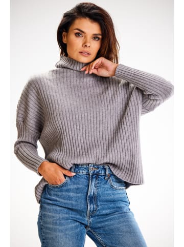 Awama Rollkragenpullover in Grau